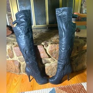 Rue 21 faux leather over the knee boots, black, size 10